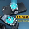 Other Cell Phone Accessories Universal Mobile Phone Cooling Fan Heat Sink For iPhone Samsung HUAWEI OnePlus LG Redmi Cooler fan Portable USB Radiator 240222