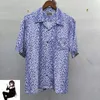 Camisa com estampa de leopardo de alta qualidade masculina e feminina streetwear camisas casuais