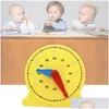 Other Office School Supplies Wholesale 24 Hour Classic Geared Yellow Student Clock Digital Toy Model Drop Delivery Business Industr Dh2Gl