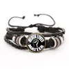 Braccialetti con ciondoli Black Lives Matter Braccialetti in pelle Non riesco a respirare Lettere Moda regolabile Treccia Bracciale con ciondoli con perline vintage per Dhziq