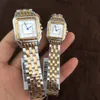 Small Square Cheetah Women's Watch Designer Watch High Quality 27*33mm Sapphire rostfritt stål kvarts titta på 22*30mm parklocka