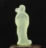 ペンダントオールドチャイナナチュラルジェイドハンド彫刻彫像ダンサー女性ペンダントD5