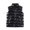 Veste d'hiver vers le bas Gilet Gilet Parkas manteau vêtements d'extérieur à capuche imperméable pour hommes et femmes coupe-vent épais court sans manches détachable Maelove963