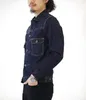 メンズジャケットオータムピュアコットンクラシックカジュアルストレッチデニムファッション