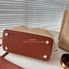 Griff oben Strohgeflecht Schriftart Tote Clutch Bag Raffias-Handtasche Damen Stickerei klassische Luxus-Dame Korbtasche Schulter Designer Herren Geldbörsen Pochette CrossBody o5819