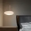 Luminária pendente de toque em forma de seixo, estilo nórdico, dia 41cm, branco, sala de jantar, cozinha, luz moderna, restaurante, café, bar