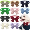 Hundkläder 30st söta bowtie vinter bowties för smallmediumhundar mode husdjur katt bowt slips butiksbutik tillbehör