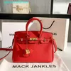 Totes BK Borsa in vera pelle Hong Kong Mack Jankles Borsa in platino portatile in pelle per borsa da sposa rossa da donna 2024 Borsa da sposa nuova moda con logo hbBG