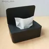 Tissue Boxes Napkins 1 pcs Household plastic dustproof cover tissue box desktop seal home office decoration wet tissue box Q240222