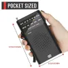 Radio Mini Radio All Band Stereo Weather Pocket Radio Receiver For Old Man Walking Hiking Camping