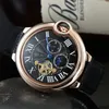 U1 Top-grade Top Free 41MM Orologi meccanici automatici da uomo all'aperto Orologio quadrante nero con bracciale in acciaio inossidabile lunetta girevole fondello trasparente