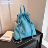 Factory wholesale ladies shoulder bags 5 colors this year popular colored gems women backpack thickened matte suede bucket bag personalized diamond handbag