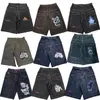 Men's Pants JNCO Shorts Y2K Hip Hop Pocket Baggy Denim Gym Men Women 2024 Summer Harajuku Gothic Basketball Streetwear