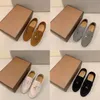 Klassische Pianas Schuhe Loafers LP Casual Sommer Walk Männer Frauen Flache Low Top Wildleder Kuh Leder Oxfords Sneakers Kleid Schuhe größe 35-45