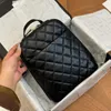 Designer de luxe en cuir véritable sac à dos célèbre diamant français treillis mode femmes épaule sac de haute qualité Paris double lettre luxueux dames sac à main