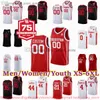 Anpassad XS-6XL Houston Cougars Basketball Jersey 4 L.J. Cryer Jamal Shead Emanuel Sharp J'Wan Roberts Damian Dunn Ja'Vier Francis Terrance Arceneaux Stitched Jerseys