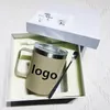 High-End Designer Handle Mug New Insulated Coffee Cup Company Office 304 Stainless Steel Water Cups