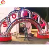 الجملة 8mwx5mh (26x16.5ft) مع Blower Free Ship Outdoor Antists Giant Assible Weddate Arch Prochway لترويج الأحداث الحزبية للاحتفال.