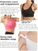 Bras Women's Zip Front Sports Bra AntiVibration No Steel Ring Yoga Beauty Sport Underwear Adjustable Wireless Supportive Sports Bra