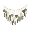 Tapisserier Macrame Wall Hanging Tapestry Modern minimalistisk konstdekoration vävd för sovsal Home Party Backdrop vardagsrum