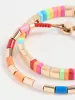 Bracelets KKBEAD 2023 nouveaux Bracelets de perles de carreaux d'émail ensemble Ins mode Boho coloré Tila Bracelet extensible pour les femmes bijoux Pulseras Femme