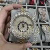 SuperClone AP Diamonds Diamonds Watch Pass Test Quartz Movement VVS Iced Out Safphire Watch for Men for High Quality Diamond Moissanite out utomatic luxurys i115