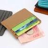 1PC PU skórzana karta ID Uchwyt cukierków kolorowy bank kredytowych pudełko karty kredytowej multi szczeliny szczupła karta portfel Kobiety Men Men Business Card Cover