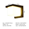 Wall Lamp Led Outdoor Lighting Simple Modern Light Villa Community Fence Balcony Waterproof Square Fixture Buitenverlichting Bra