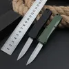 Aluminum Handle Zinc BM 4850 Tactical Auto Knife Stonewashed Blade Outdoor Camping Hunting Mini Tactical Pocket Knives