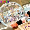 wholesale 3M ,4M Outdoor Rental Camping Clear Transparent Inflatable Bubble Tent/Crystal Dome house With Tunnel single room