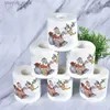 Boîtes à mouchoirs Serviettes Motif de Noël Couleur Papier toilette Santa Arbre de Noël Tissu imprimé Maison Cadeaux de Noël Navidad Bonne année Cadeau Q240222