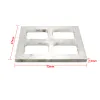 Uitrustingen Aluminium Sieraden Molding Frame Vier Raster Combo Mold 12x47x73mm