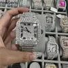 SuperClone AP Diamonds Diamonds Watch Pass Test Quartz Movement VVS Iced Out Safphire Watch for Men for High Quality Diamond Moissanite out utomatic luxurys i115