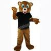 Super Cute Brown Bear Mascot Costumes Christmas Fancy Party Dress Cartoon Character Outfit Suit vuxna storlek Karneval Easter Advertising Theme Clothing