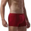 アンダーパンツボクサーhomme cueca masculinaソリッドクラシック竹のメンズアンダーウェアセクシーな男性cuecas de de for