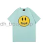 Designer Mens T-shirts Trendy Brand Drew Basic Smiley Face Imprimé T-shirt à manches courtes Casual Chemise à fond lâche pour hommes et femmes Top Qualité Mode 530