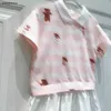 Nieuwe meisje rok zomer baby Polo jurk Maat 100-160 kids designer kleding Nep tweedelige ontwerp kind japon 24Feb20