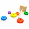 Altro materiale scolastico per ufficio Commercio all'ingrosso Colorf Set di giocattoli in legno Tower Early Education Puzzle Drop Delivery Business Industrial Dhwtj
