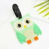 Creative Cute Bagage Tag Cartoon Owl Pengui Suitcase ID Adress Holder Bagage Boarding Taggar Portable Label Travel Accessories
