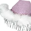 Baretten Zomer Outdoor Feather Brim Cowgirl Hoed Vrouw Meisje Met Kwastje Bruid Bruiloft Po Kostuum Props Accessoire