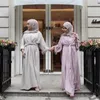 Vêtements ethniques Abaya Femmes musulmanes Robe longue Bandage Turc Dubaï Malaisie Maxi Robe Casual Lâche Ramadan Islamique Robe Arabe Kaftan