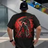 TShirts For Men 3d Japanese Samurai Printed Male Clothing Street Harajuku Tops Daily Casual Short Sleeved Oversized Tees 240220