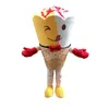 Super Cute Ice Cream Mascot Costumes Christmas Fancy Party Dress Cartoon Character Outfit Suit Adults Size Carnival Easter Advertising Theme Clothing