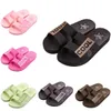 Style45 Men Women Slippers Summer Slides Sandals Summer Black Pink Coffee Green Blue Coast Bathroom Mens Antiskid Slipper Sandal Size 36-45