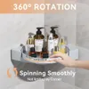 Nowe półki łazienkowe półki łazienkowe bez wiertła ścienne szampon butelka prysznic narożny stojak na magazyn toalet