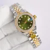 Montre pour femme d'affaires 31 mm 28 mm Montres mécaniques automatiques 2813 Mouvement Bracelet en acier inoxydable Cadran diamant Design Montre-bracelet Cadeau Montres-bracelets pour dame