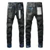 Hipster de luxe de rue de la mode classique Jeans droits réguliers pour hommes Pantalons skinny droits jeans baggy denim pantalons de survêtement décontractés pantalons de jogging