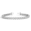 Bracelet de Tennis en diamant, luxe personnalisé, en argent véritable 9K 10K 14K, haut de gamme, glacé VVS Moissanite Lad