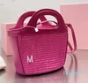 2024 Die Einkaufstasche Frauen Designer-Tasche Frauen Mini Stroh Weben Einkaufstaschen Luxushandtasche Damenmode Klassische Geldbörsen Handtaschen