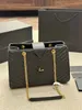 Designer Bag Tote Bag axelväska Handväska äkta läderväskor kvinnor Luxurys Crossbody Bag kedjepåse Koppling Flap Woman Purse Golden Chain Shopping Bag.